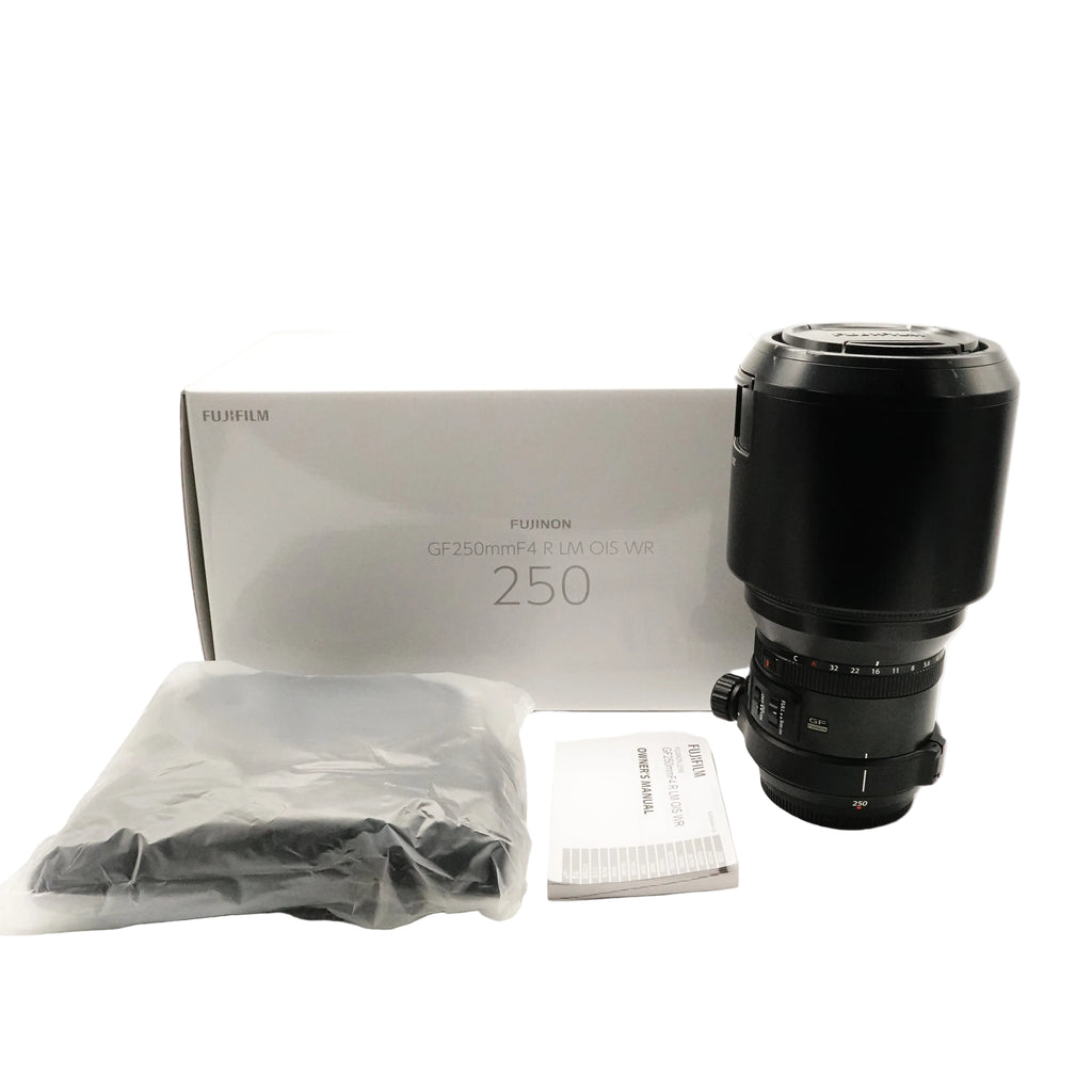 Pre-Owned FUJIFILM GF 250mm f/4 R LM OIS WR Lens With Box, Like New SN: 98C00314 (Second Hand)