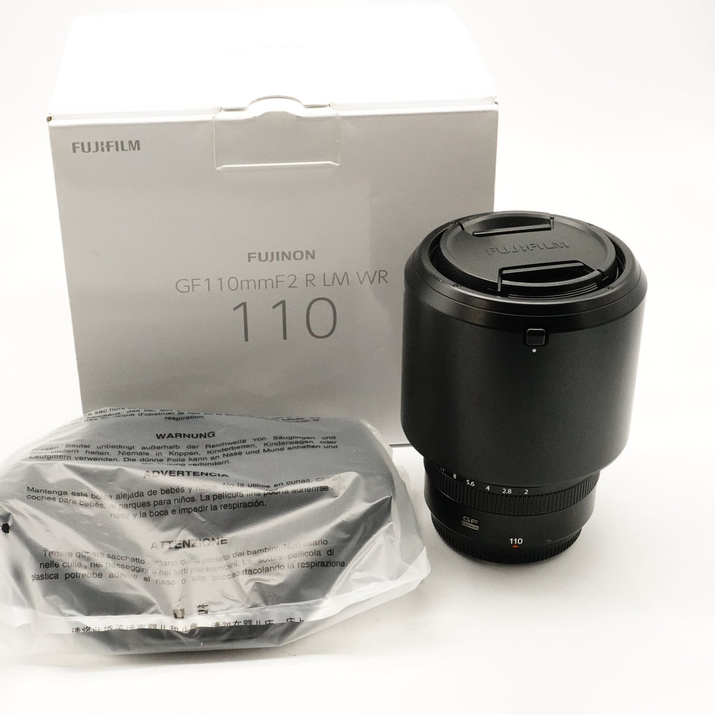 Pre-Owned FUJIFILM GF 110mm f/2 R LM WR Lens With Box, Like New SN: 98C00592 (Second Hand)