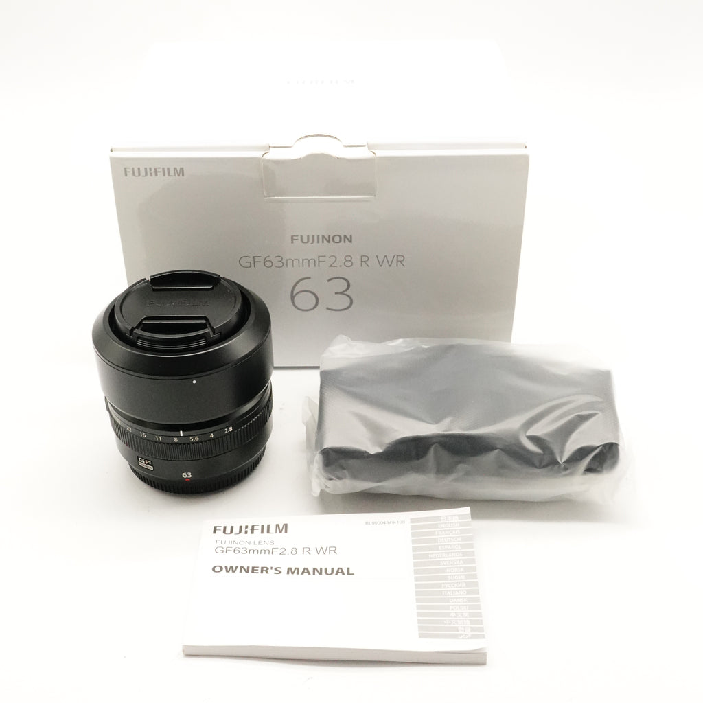 Pre-Owned FUJIFILM GF 63mm f/2.8 R WR Lens With Box, Like New SN: 75A01156 (Second Hand)