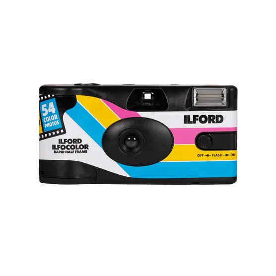 Ilford Ilfocolor Rapid Half Frame Disposable Camera - 54 Photos
