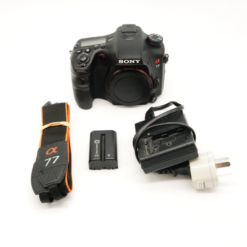 Pre-Owned Sony A77 DSLR Body with Charger, Battery, Caps & Strap SN: 0430525 (Second Hand)