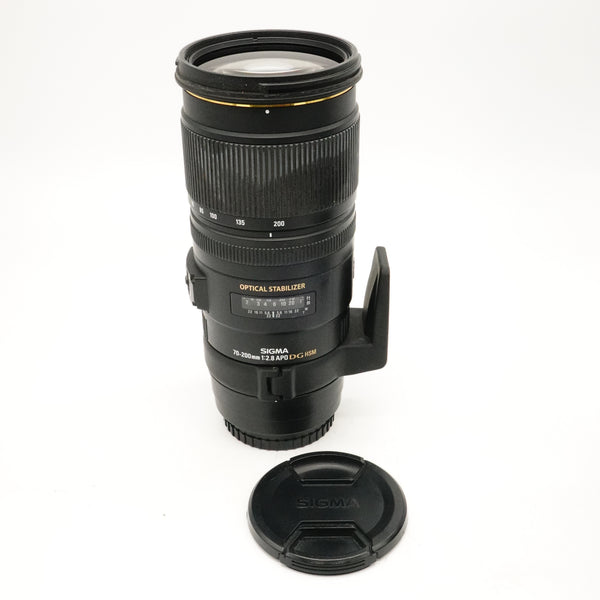 Pre-Owned Sigma 70-200mm f/2.8 APO DG HSM OS (For Sony A Mount) With Caps, Case & Hood SN: 14091036 (Second Hand)