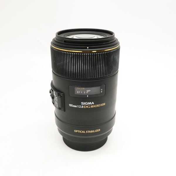 Pre-Owned Sigma 105mm f/2.8 DG MACRO HSM OS (For Sony A Mount) With Caps Hood, Manual & Pouch SN: 14860089 (Second Hand)