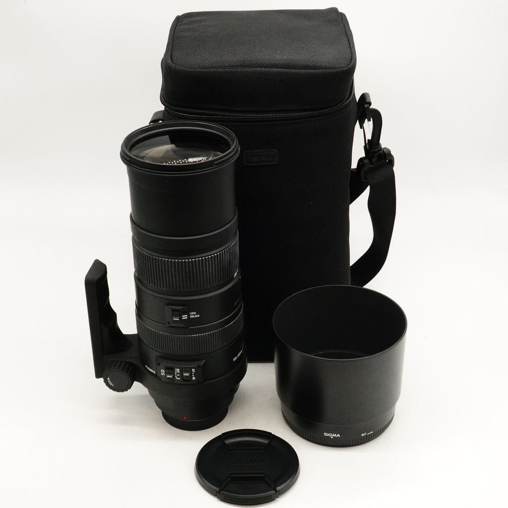 Pre-Owned Sigma 150-500mm f/5-6.3 APO DG HSM OS (For Sony A Mount) With Caps, Case, Collar & Hood SN: 13402475 (Second Hand)