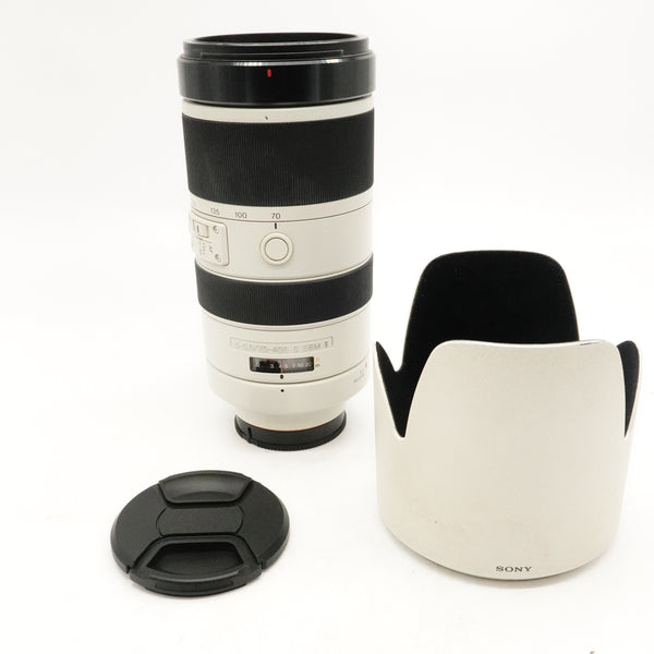 Pre-Owned Sony 70-400mm f/4-5.6 G SSM II Lens With Caps, Case, Hood, Manual & Box SN: 1801560 (Second Hand)
