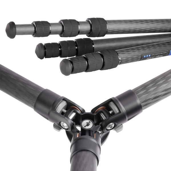 Leofoto LS-284C Ranger Series 4 Section Carbon Fibre Tripod with LH-30LR (Lever Release) Ball Head