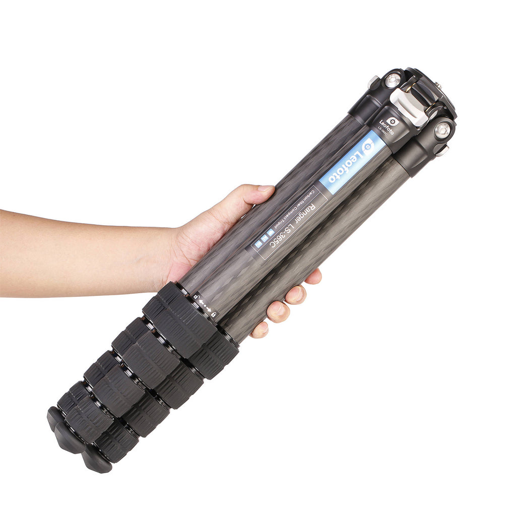 Leofoto LS-365C Ranger Series 5 Section Carbon Fibre Tripod