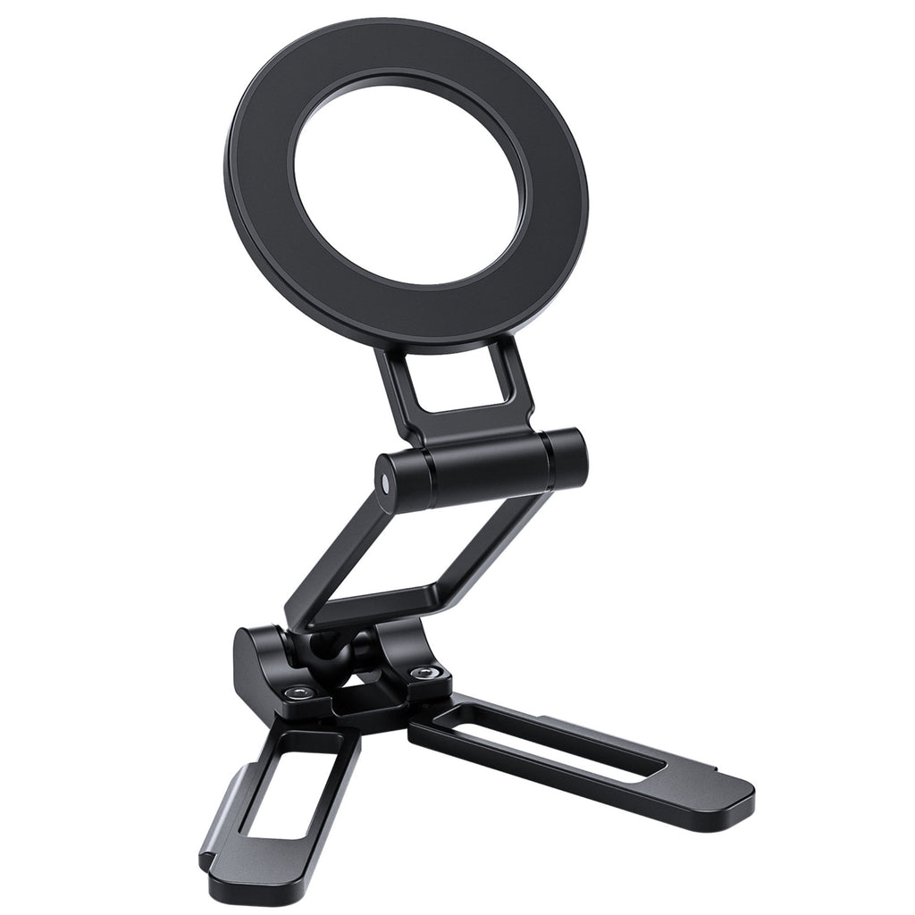 Leofoto PS-5 Magnetic Foldable Phone Stand (Silver)