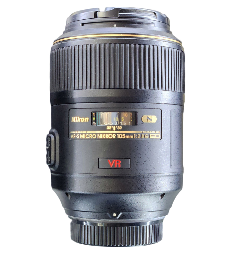 Pre-Owned Nikon AF-S Micro-Nikkor 105mm f/2.8 G ED VR Lens w/Caps 2248409