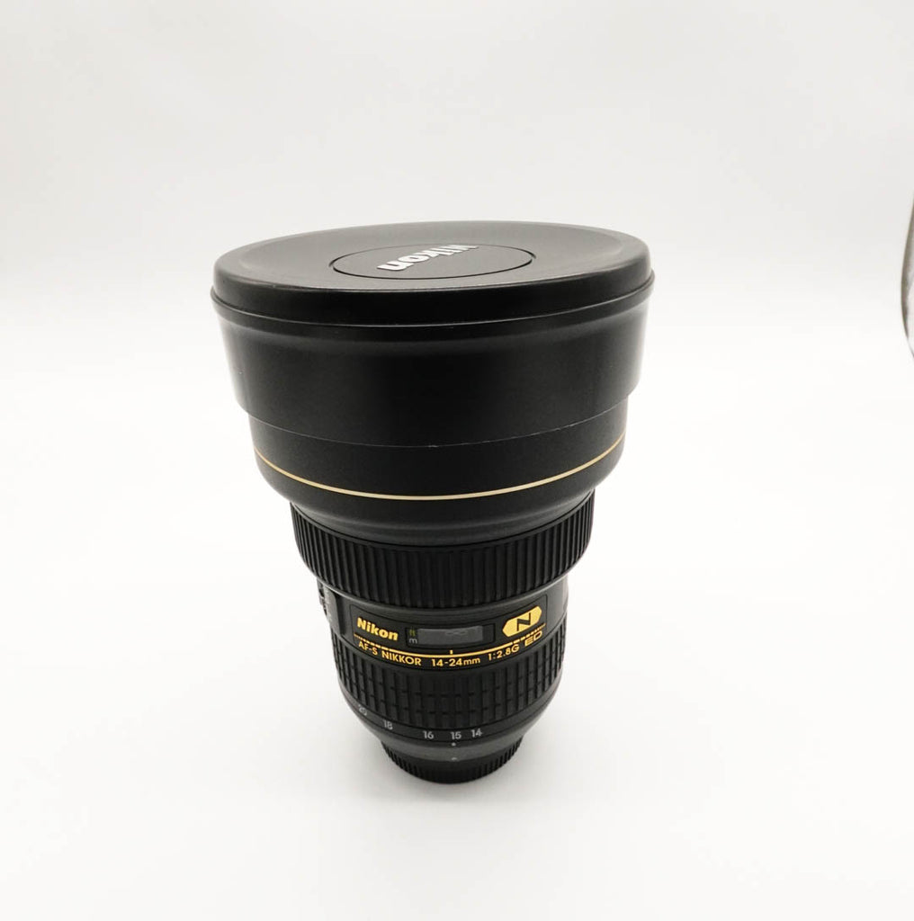 Pre-Owned Nikon AF-S NIKKOR 14-24mm f/2.8G ED Lens with Box & Caps SN: 310977