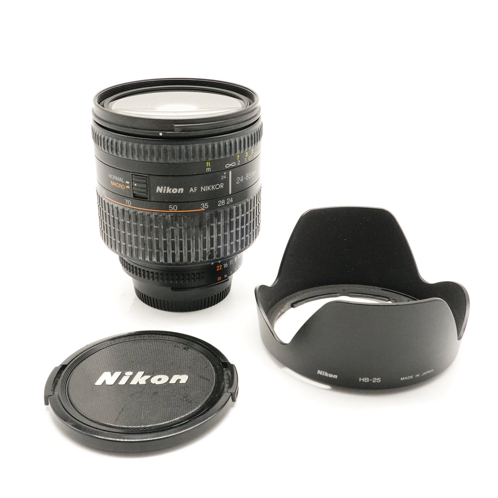 Pre-Owned Nikon AF NIKKOR 24-85mm f/2.8-4 D IF With Caps, Hood SN: 218657 (Second Hand)