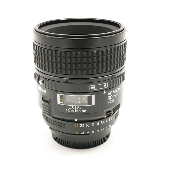 Pre-Owned Nikon AF Micro Nikkor 60mm f/2.8 With Caps SN: 2314426 (Second Hand)