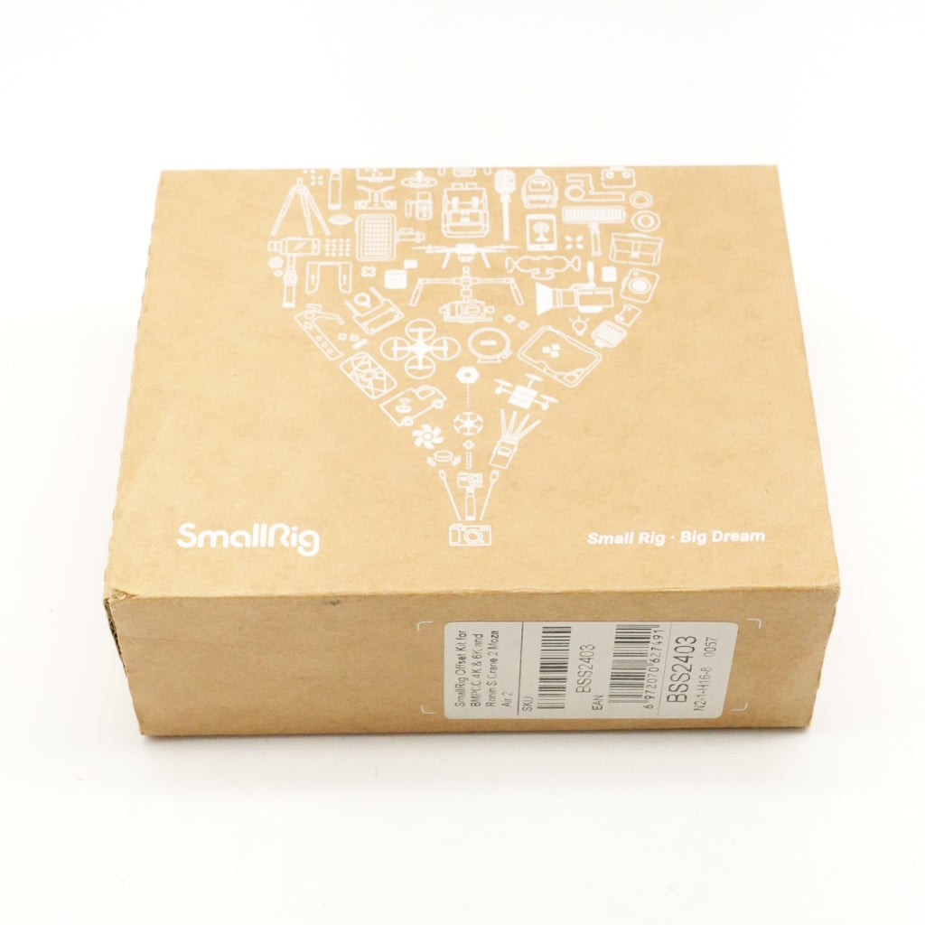 Pre-Owned Smallrig Offset Kit for BMPCC 4K & 6K and Ronin S Crane 2 Moza Air 2 (BSS2403) As New In Box (Second Hand)