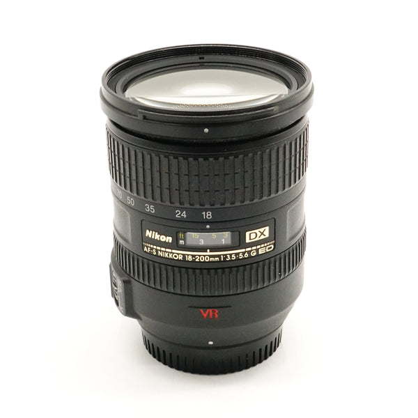 Pre-Owned Nikon AF-S NIKKOR DX 18-200mm f/3.5-5.6 G ED with Cap, Hood & Hard Case SN: 2702798 (Second Hand)