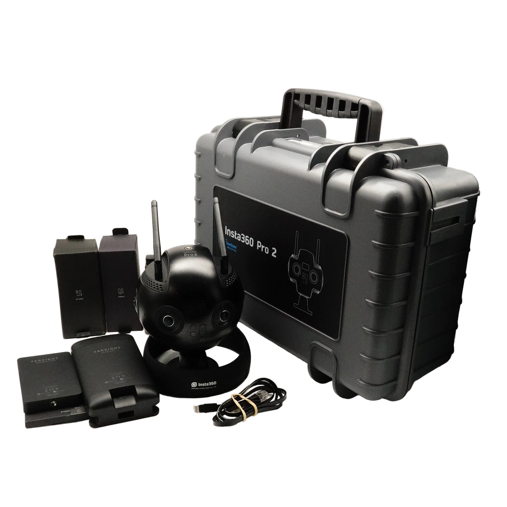 Pre-Owned Insta360 Pro 2 & Farsight Bundle with Hardcase, Batteries & Charger SN: IP2E50FNCYPH77/P.ITXGPEU1