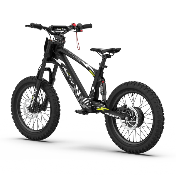 RFN Evo Racing 18inch Kids Electric Bike (Shadow Black)