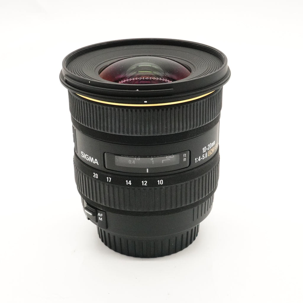 Pre-Owned Sigma 10-20mm f/4-5.6 EX DC HSM Canon EF-S Mount Lens W/ Case and rear Cap SN:11145413 (Second Hand)