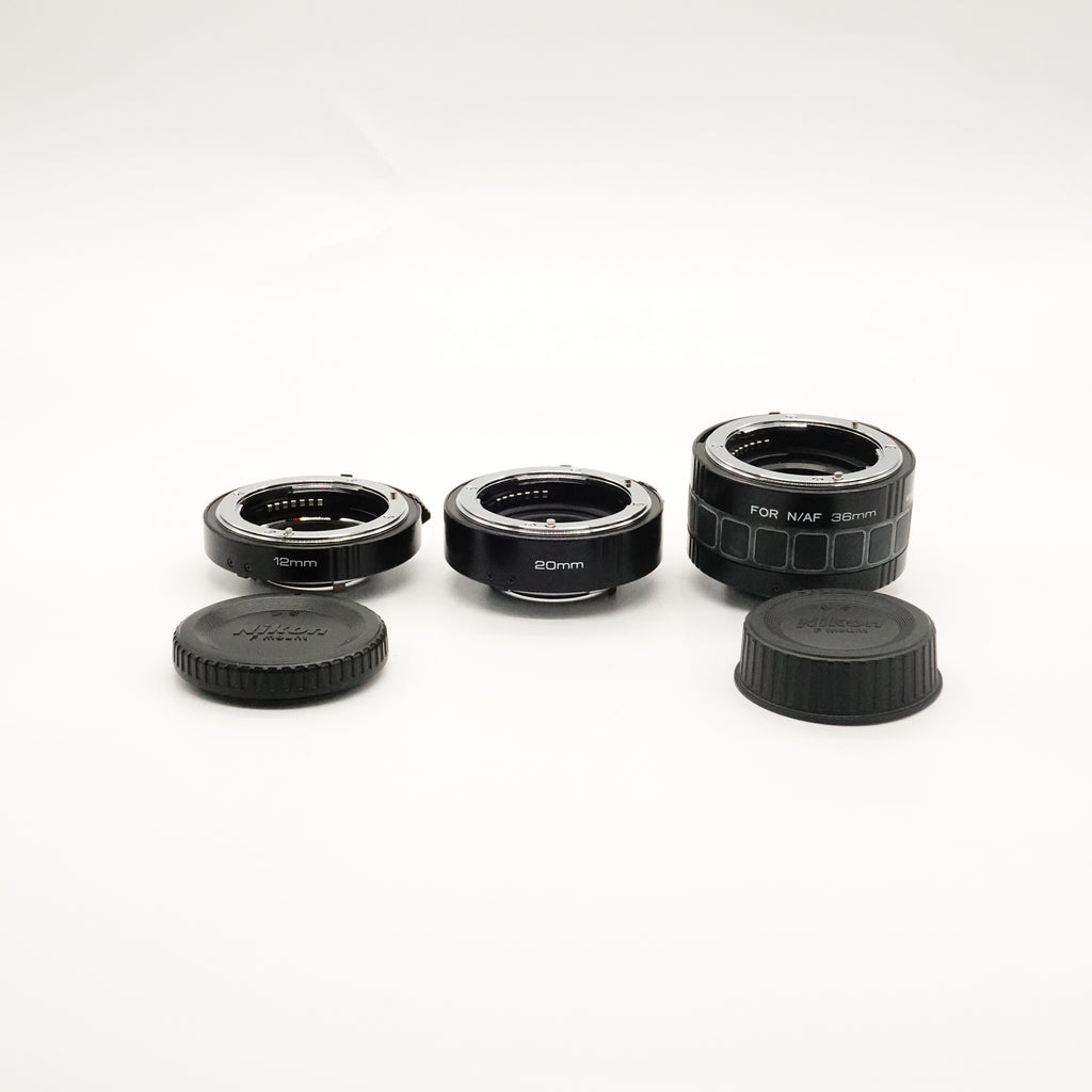 Pre-Owned Kenko Extension Tube Set 12/20/36 for Nikon F Mount (Second Hand)