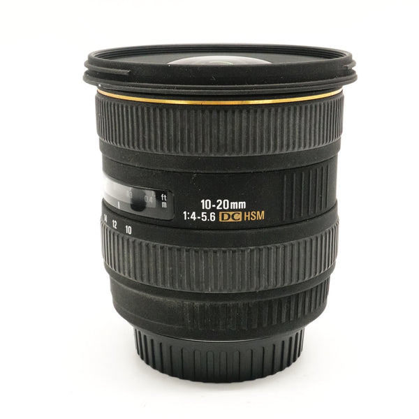 Pre-Owned Sigma 10-20mm f4-5.6 EX DC HSM Canon EF Mount Lens With Hood, Caps SN: 2019990 (Second Hand)