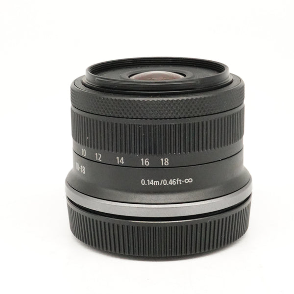 Pre-Owned Canon RF-S 10-18mm f4.5-6.3 IS STM Lens With F&R Caps SN: 5001001065 (Second Hand)
