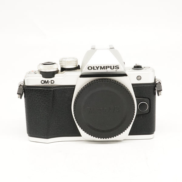 Pre-Owned OM System OM-D E-M10 Mk II Mirrorless Compact Pro Camera Body Silver With Body Cap, Battery, Charger SN: BHKB26824 (Second Hand)