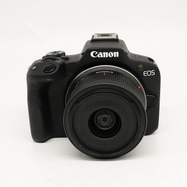 Pre-Owned Canon EOS R50 With RF-S 18-45mm f/4.5-6.3 IS STM Lens, Body Cap, Strap, Battery, Charger, Manual SN: 278070003307/4942025748 (Second Hand)