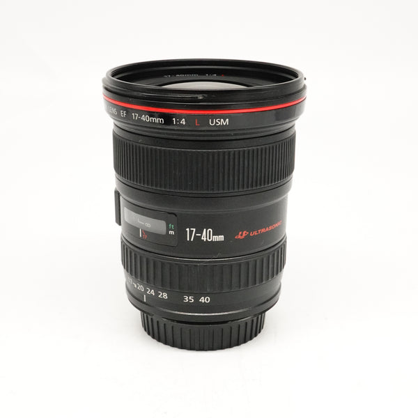 Pre-Owned Canon EF 17-40mm f/4 L Lens With Caps, Hood SN: 4291260 (Second Hand)