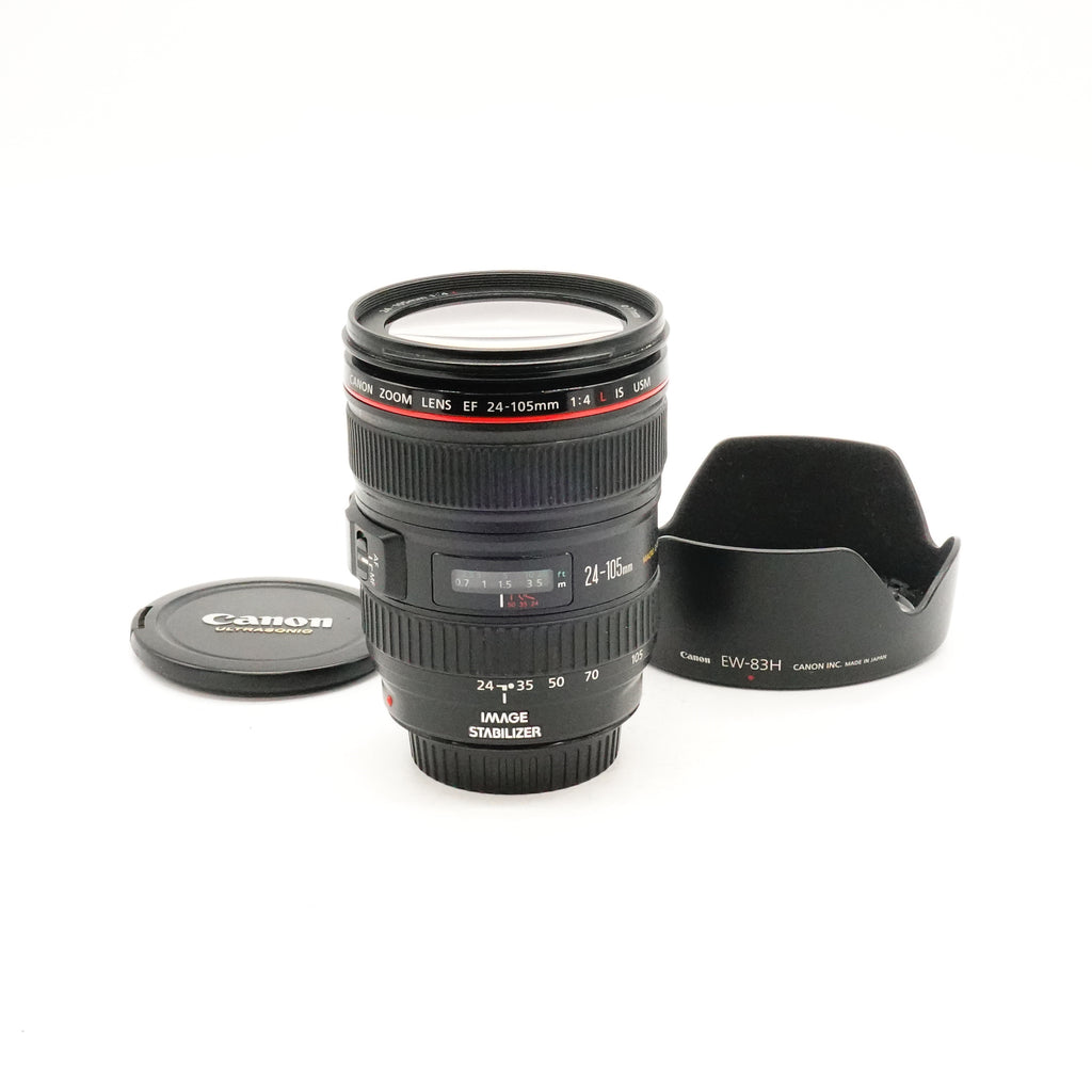 Pre-Owned Canon EF 24-105mm f/4 L IS USM Lens With Hood, Caps SN: 4504403 (Second Hand)