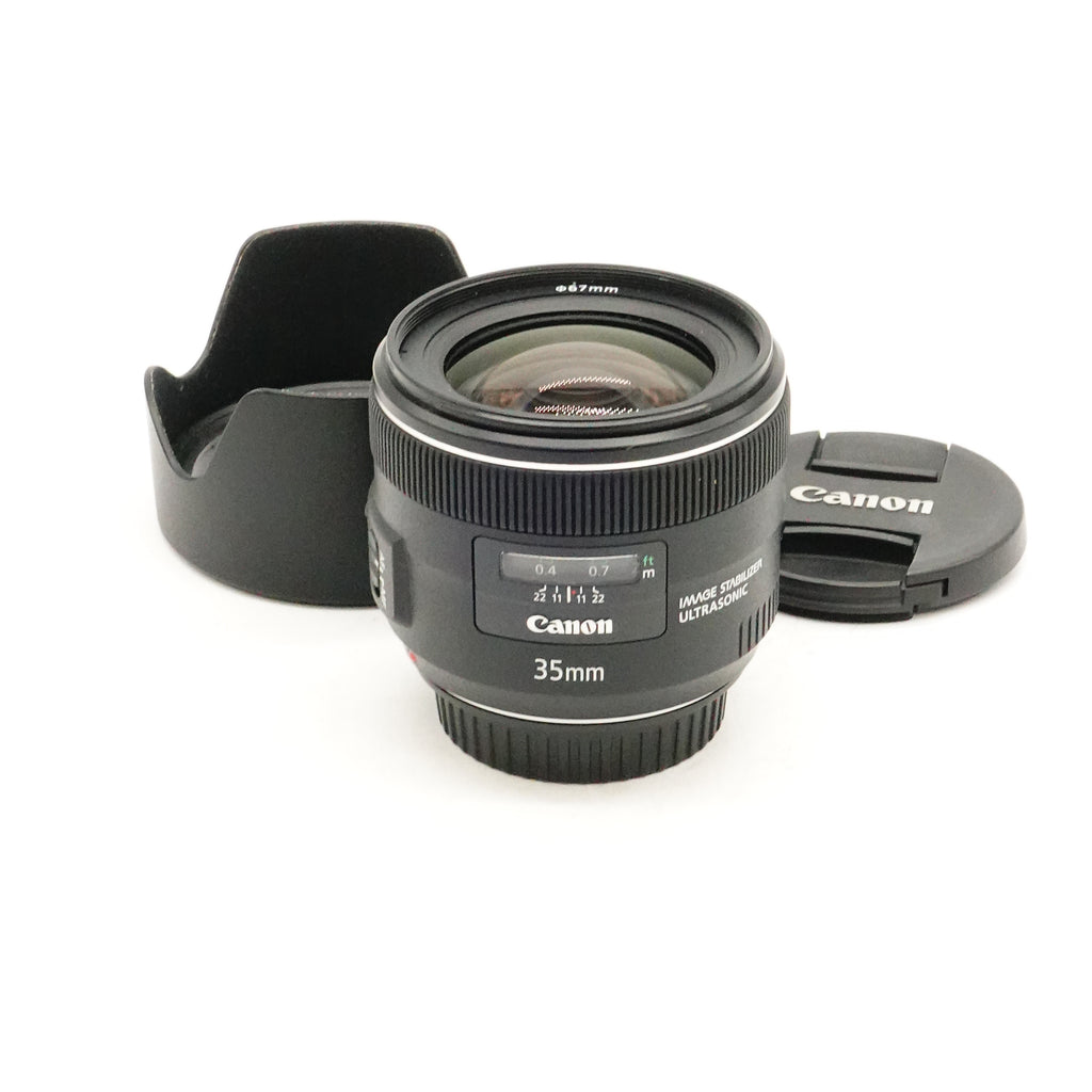 Pre-Owned Canon EF 35mm f/2 USM Lens With F&R Caps, Hood SN: 2930000348 (Second Hand)