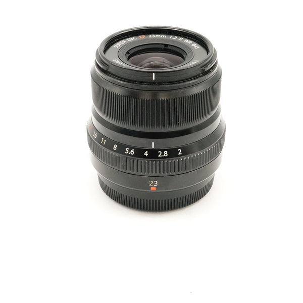 Pre-Owned FUJIFILM 23mm f/2 R WR Lens With Rear Cap, Hood SN: 8AA02714 (Second Hand)