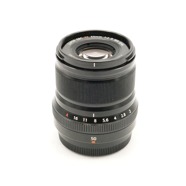 Pre-Owned FUJIFILM 50mm f/2 R WR Lens With F&R Caps, Hood SN: 76A13420 (Second Hand)