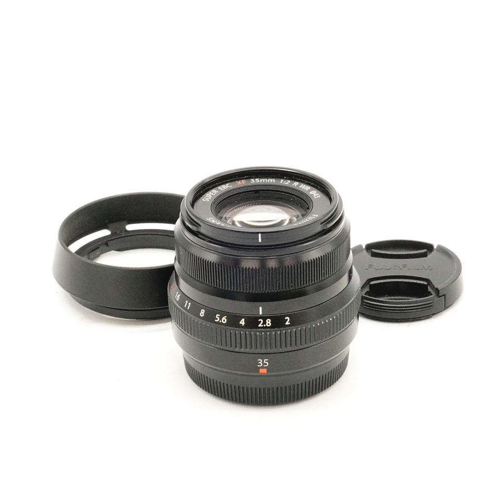 Pre-Owned FUJIFILM 35mm f/2 R WR Lens With F&R Caps, Hood SN: 78A19657 (Second Hand)