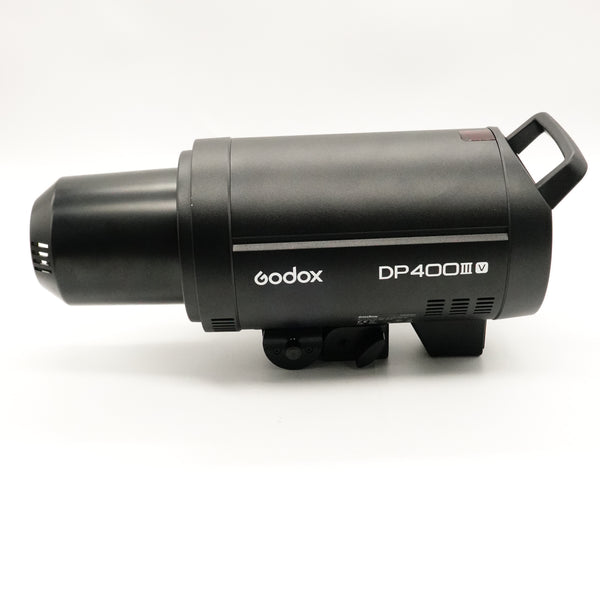 Pre-Owned Godox DP400III-V 400W Studio Flash Strobe Light With LED Modelling Lamp (Bowens Mount, Power Cord  SN: 25800062130 (Second Hand)
