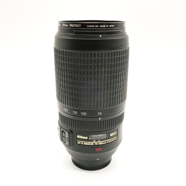Pre-Owned Nikon AF-S 70-300mm f/4.5-5.6 G With Caps, Hood, Pouch, Manual SN: 2409298 (Second Hand)