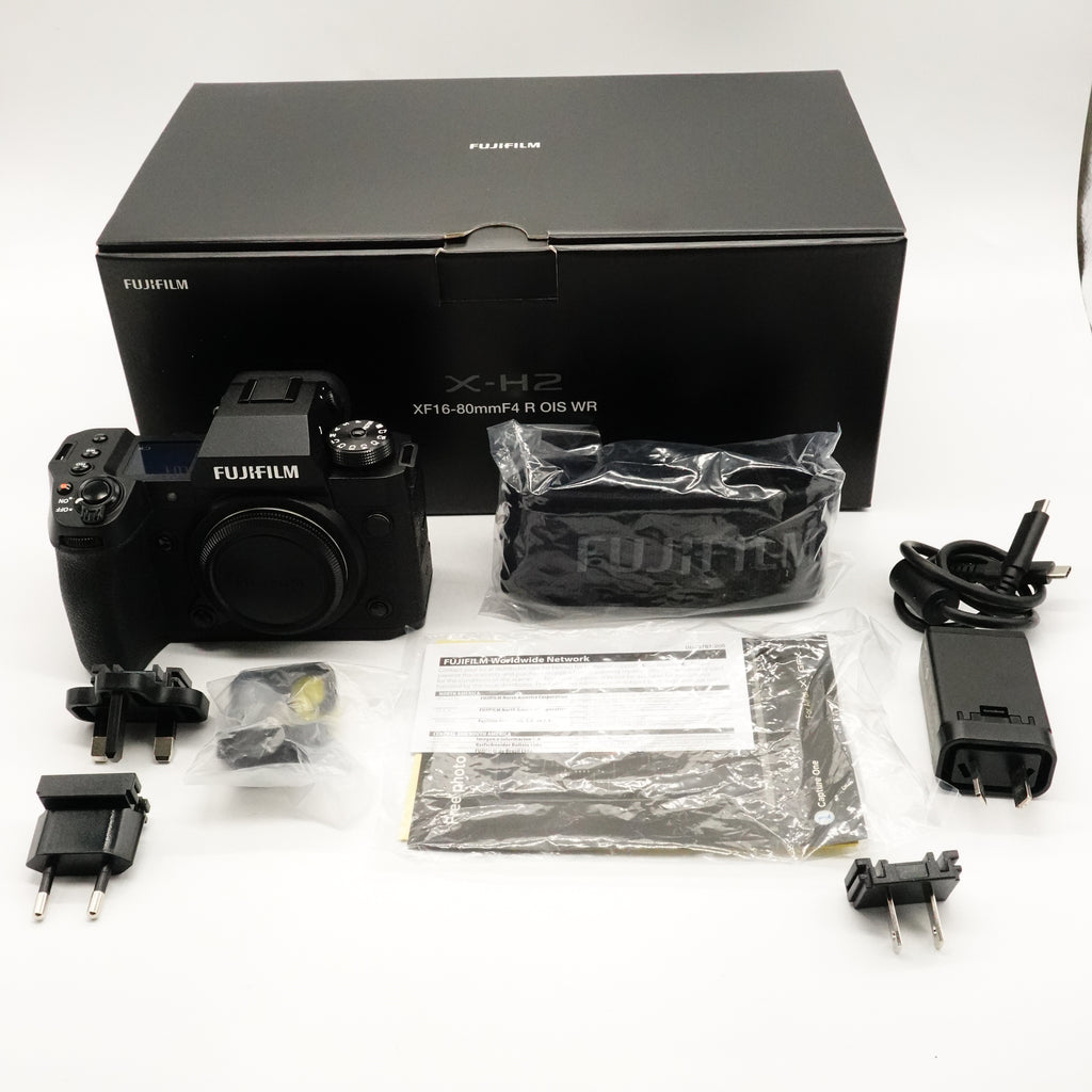 Pre-Owned Fujifilm X-H2 With Box, Charger, Manual, Caps, Battery SN: 2C003951 (Second Hand)