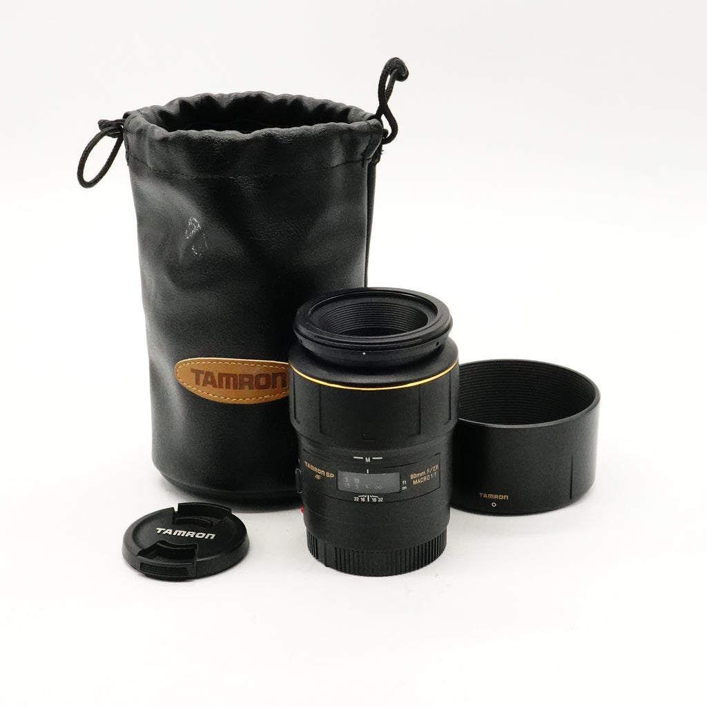 Pre-Owned Tamron SP AF 90mm f/2.8 Macro for Sony A with Caps Hood & Pouch 003118 (Second Hand)