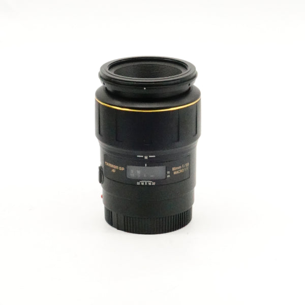 Pre-Owned Tamron SP AF 90mm f/2.8 Macro for Sony A with Caps Hood & Pouch 003118 (Second Hand)