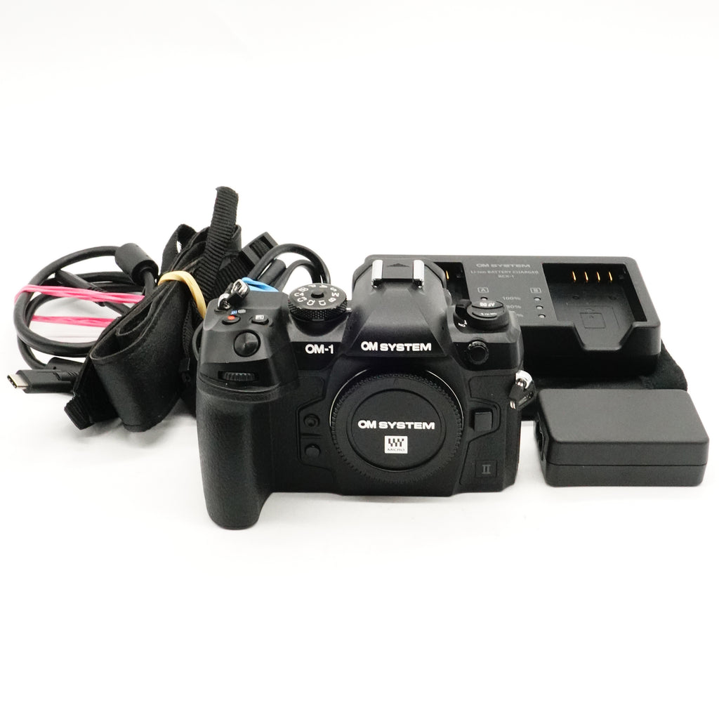 Pre-Owned OM System OM-1 II Body With Caps, Charger, Battery, Strap SN: BJRA18339 (Second Hand)