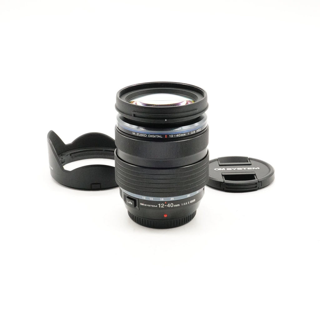 Pre-Owned OM System M. Zuiko Digital 12-40mm F/2.8 II PRO With Caps, Hood, Lens Wrap SN: A0AA27383 (Second Hand)
