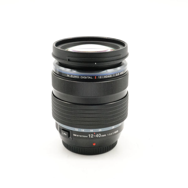 Pre-Owned OM System M. Zuiko Digital 12-40mm F/2.8 II PRO With Caps, Hood, Lens Wrap SN: A0AA27383 (Second Hand)