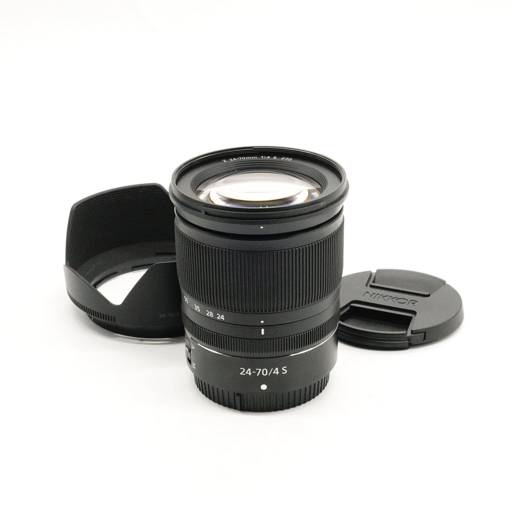 Pre-Owned Nikon NIKKOR Z 24-70mm f/4 S With Caps, Hood SN: 20395292 (Second Hand)