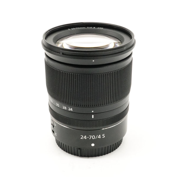 Pre-Owned Nikon NIKKOR Z 24-70mm f/4 S With Caps, Hood SN: 20395292 (Second Hand)