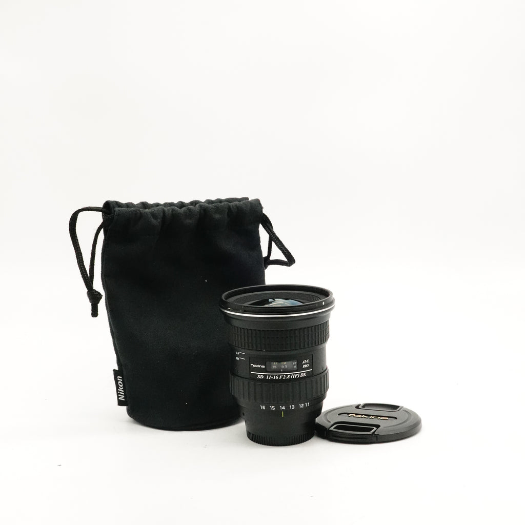 Pre-Owned Tokina SD 11-16mm f/2.8 IF DX Lens With Caps & Case SN: 82F8074 (Second Hand)
