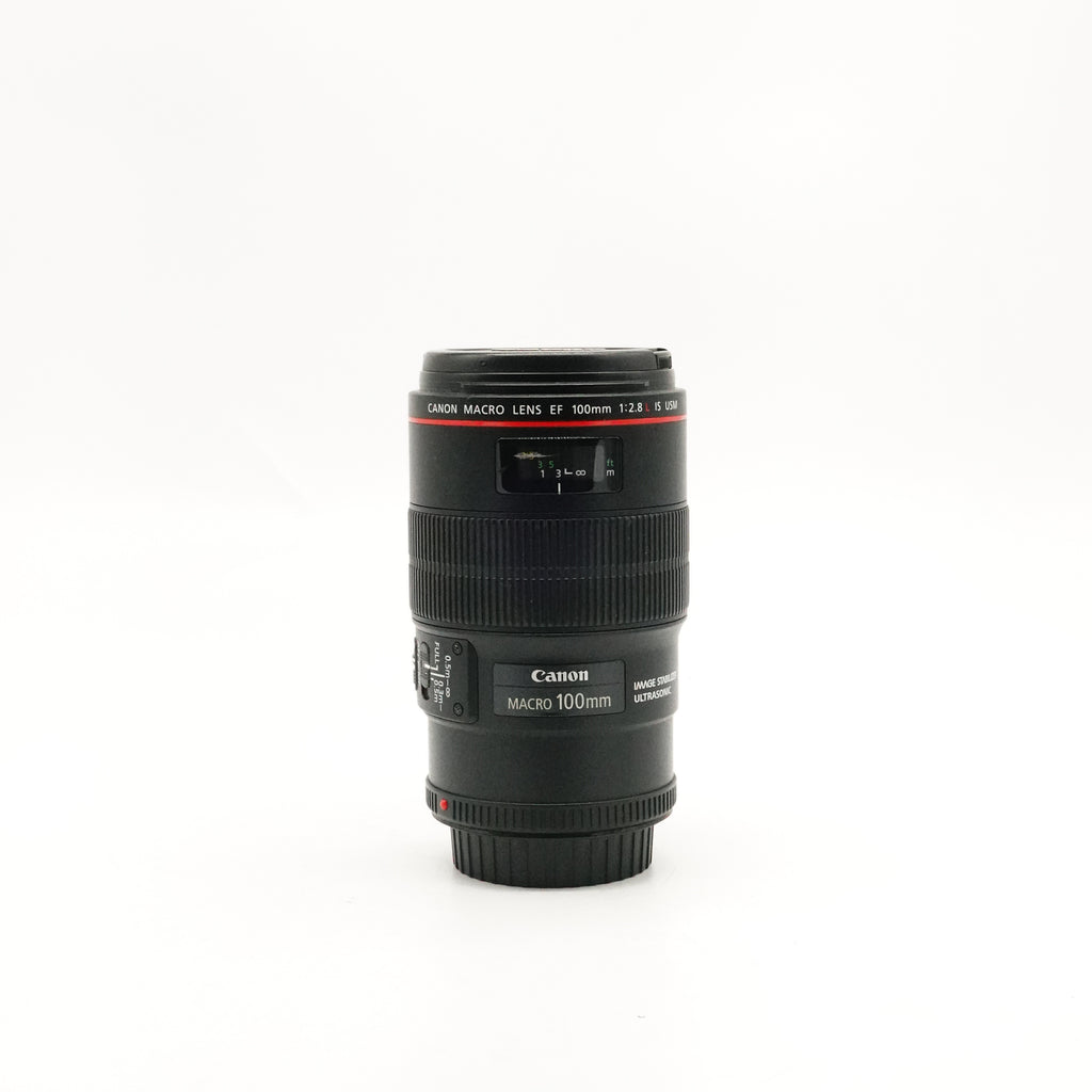 Pre-Owned Canon EF 100mm f/2.8L IS USM 2302640 with Caps (Second Hand)