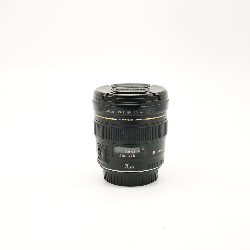 Pre-Owned Canon EF 20mm f/2.8 USM Lens 74870253 with Caps (Second Hand)