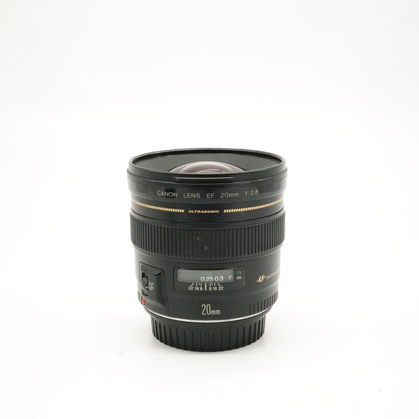 Pre-Owned Canon EF 20mm f/2.8 USM Lens 74870253 with Caps (Second Hand)