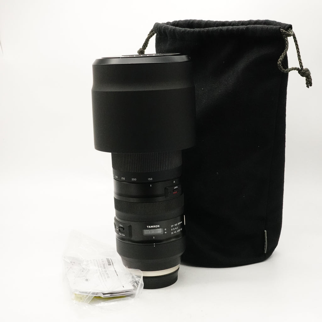 Pre-Owned Tamron EF 150-600 With Hood & Caps SN: 047735 (Second Hand)