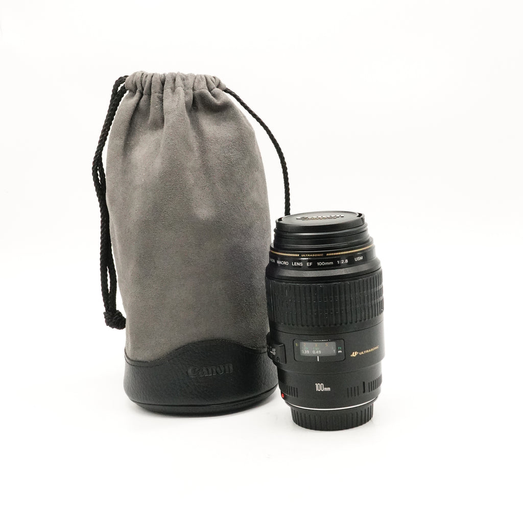 Pre-Owned Canon EF 100mm f2.8 Macro (Non IS) With Caps & Manual SN: 44805283 (Second Hand)