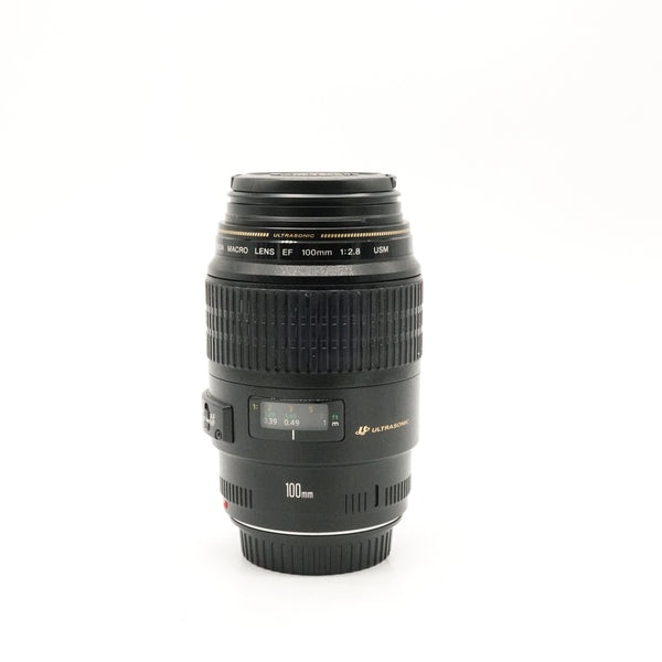 Pre-Owned Canon EF 100mm f/2.8 USM Lens With Caps & Manual SN: 44805283 (Second Hand)