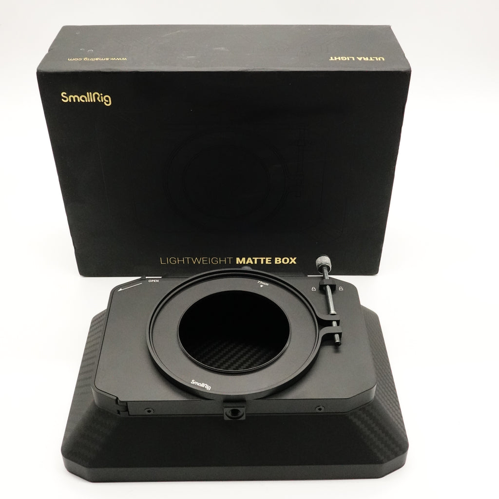 Pre-Owned SmallRig Matte Box Matt Box (2660) With Adapter Rings 67, 77, 82 (Second Hand)